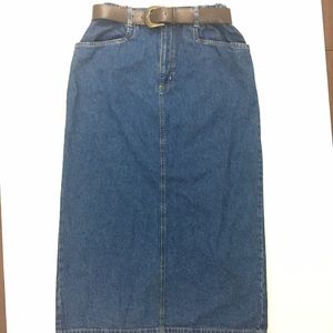 Vintage Denim & Co Denim Skirt